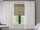 2- Piece 40x102" 300gsm poly linen curtain with 7 pinch pleat per pc B035P482982