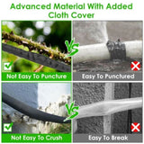 75FT Non-Expandable Garden Hose Kink-Free Lightweight Water Hose Lay Flat Garden Hose with 10 74802444