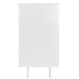 U_STYLE Wave Pattern Storage Cabinet with 2 Doors and 2 Drawers, Adjustable, Suitable for WF317509AAK