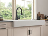 White Farmhouse Sink Deep Apron Sink Undermount Farmhouse Kitchen Sink Single Farm Sink W928P152765