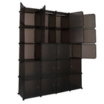 ZUN 20 Cube Organizer Stackable Plastic Cube Storage Shelves Design Multifunctional Modular Closet 31722240