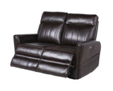 Sophisticated Motion Loveseat - Top-Grain Leather, Power Leg Rest, Power Articulating Headrest B081109571