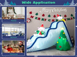 9 Feet Christmas Decoration Inflatable Polar Bear Slide Scene Decoration 27211841