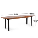Outdoor Carlisle Benches, Black Country Brown 69422.00