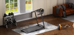 ZUN Treadmills - 2.5 HP hydraulic folding removable treadmill with 3-speed incline adjustment, 12 preset W1668124387