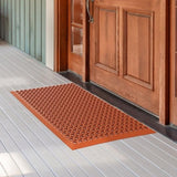 Red Rubber Floor Mat, 60*90*1cm, Anti-Fatigue & Durable 74480158
