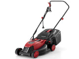 12 ampere 13.5 inch electric rope lawn mower with dual safety switches -Red 48582544