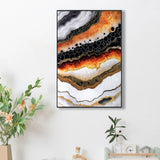Luxury Crystal and Pearl Hand-Painted Oil Painting Wall Art - Contemporary Hallway and Entrance W3374P322235