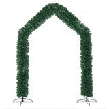 240*40*260cm 1860 Branches PVC Christmas Arch Holiday Arch Decoration Green 47929880