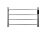 22.5" Brushed Nickel Heated Towel Rack for Bathroom,Wall Mounted with Intelligent Touch Screen 86306348