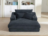47.2 inch modern comfortable cushioned compression sofa with unique cushion design, lounge chair for W2339P548244