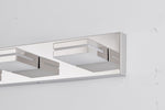 ZUN Modern Chrome LED Vanity Light, 6-Lights Wall Sconce for Bathroom and Mirror, Sleek Minimalist W1340P248802