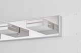 ZUN Modern Chrome LED Vanity Light, 6-Lights Wall Sconce for Bathroom and Mirror, Sleek Minimalist W1340P248802