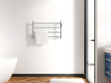 22.5" Brushed Nickel Heated Towel Rack for Bathroom,Wall Mounted with Intelligent Touch Screen 86306348