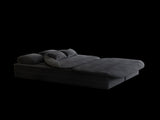75'' 2-in-1 Foldable Sofa,Convertible Sleeper Foam Sofa Bed with Multi Functional Blanket, Corduroy W834P317046