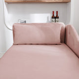 Pink Chaise Lounge Indoor,Velvet Lounge Chair for Bedroom with Storage & Pillow,Modern Upholstered W1170105037