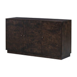ZUN U-STYLE Wood Pattern Storage Cabinet with 3 Doors, Suitable for Hallway, Entryway and Living Rooms. WF321697AAV