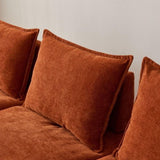 Modern Upholstered Chair Leisure Sofa Lounge Chair Removable Pillow - Armless Accent Chair for W1765P190104