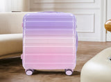 20"/24"/28" 3 pcs/set in PC Spinner Wheel Luggage, Carry on Suitcase, With Gradient Color and W2787P353558