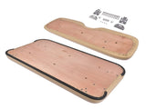 Front Seat Cushion Kit with Hardware Tan Color Replacement for EZGO TXT Golf Cart 1994-2013 32422513