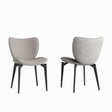 Dining Chairs Set of 2, Modern Design Home Chairs, PU Leather Metal Dining Chairs for Kitchen Dining W2700P304811