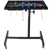 Adjustable Tear Down Work Table with Drawer for Garages, Repair Shops, and DIY, Portable, 2.5" W46565405