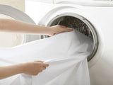 4 Pieces Cal King Sateen Sheet Set,White B035P381314