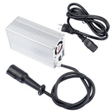48 Volt 20 Amp Golf Cart Battery Charger LED with Round 3 Pin Plug for EzGo RXV TXT 61174839