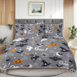 3pcs Christmas Set Comforter Set For Girls Boys Women, Soft Lightweight Bedding Set 1 Coverlet And 2 02036530