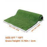 5FT x 10FT Artificial Turf for Dogs - Professional Large Outdoor Pet Lawn Mat with Drainage Holes W3280P334789