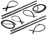 Door & Window Run Channel Weatherstrip Seals Set Replacement for 1972-79 Dodge Pickup Truck 62065208