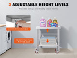 Stainless Steel Work Table 12 x 24 x 34 Inch, 700 lbs Capacity, Mobile Design with Adjustable 25184559