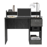 ZUN Manaos Writing Computer Desk , Multiple Shelves, One Drawer B070P188824