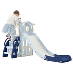 ZUN 5-1 Toddler Slide Set, Freestanding Spaceship Set with Slide, Kids Slide Playset Structure, N710P173043C