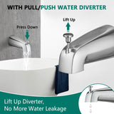 Drill-Free Stainless Steel Slide Bar Combo Rain Showerhead 7-Setting Hand, Dual Shower Head Spa W1219P155528