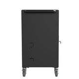 ZUN Mobile Charging Cart and Cabinet for Tablets Laptops 30-Device With Combination Lock--Black 80197687