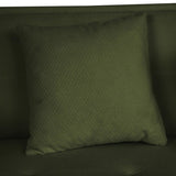 ZUN Green, Velvet cloth Modern Indoor Sofa With Three Pillows, 93.50"*35.23"*30.70" 76467165