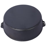 Pre-Seasoned Cast Iron Dutch Oven With Skillet Lid, Outdoor Camping Deep Pot for Camping Fireplace W465P236471