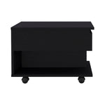 ZUN Luanda Lift Top Coffee Table, Casters, One Shelf -Black B20091883