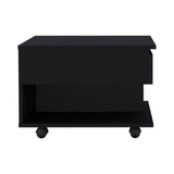 Luanda Lift Top Coffee Table, Casters, One Shelf -Black B20091883