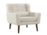 Modern Accent Chair Upholstered Foam Filled Living Room Chairs Comfy Reading Chair Mid Century W1028122699
