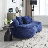 COOLMORE Bean Bag sofa Lazy Sofa Durable Comfort Lounger High Back Bean Bag Chair Couch for Adults W395P234049