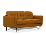 Radwan Camel Leather Sofa B2726P496926