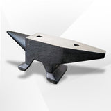 66Lbs Cast Steel Anvil, High Hardness Rugged Round Horn Anvil Blacksmith, Large Countertop and W2885P203677