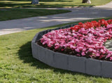 20 Pack Cobbled Stone Look Garden Edging, Flexible Interlocking PVC Landscape Edging, 16 FT No Dig 28864555