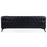 84.06 Inch Width Traditional Square Arm removable cushion 3 seater Sofa W68041369