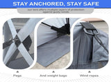 12' x 12' Outdoor pop-up camping canopy 16685101