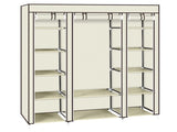 69" Portable Clothes Closet Wardrobe Storage Organizer with Non-Woven Fabric Quick and Easy to 29697868
