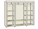 69" Portable Clothes Closet Wardrobe Storage Organizer with Non-Woven Fabric Quick and Easy to 29697868