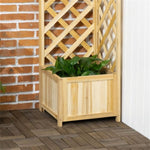 ZUN Wooden Planter、Flower shelf 53242736